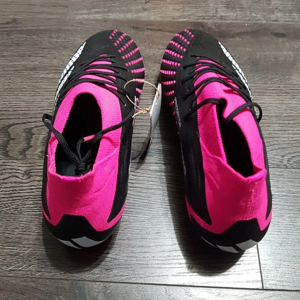ADIDAS Predator Accuracy .1 FG Soccer Cleats Mens Size 7.5 Black‎ Pink GW4569